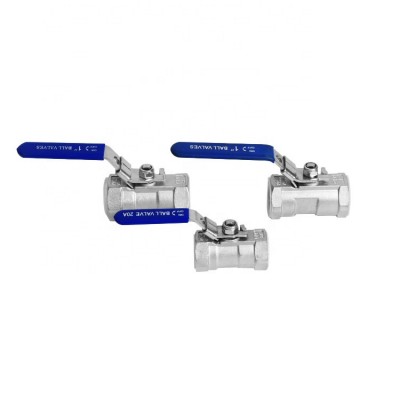 China Stainless Steel 304 1 Piece Pipe Ball Valve