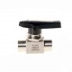 One Piece Instrumentation Ball Valve 3000 psi Stainless Steel NPT Female Thread Ball Valve