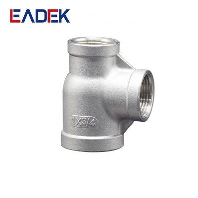 Female Thread Casting Connector Stainless Steel Elbow Tee Reducer Pipe Fittings