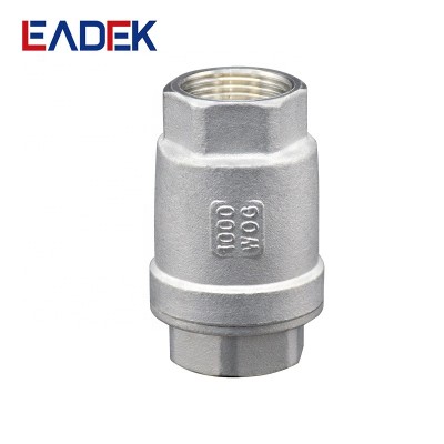 Api 608 Soft Seat Metal Seat Vertical Check Valve Various Thread 2 Pc Manual 304 304l 316 316l Cf8 Cf8m Female Thread