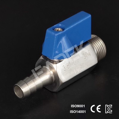 Ss Stainless Steel Products Welding&Male Threaded Mini Ball Valve